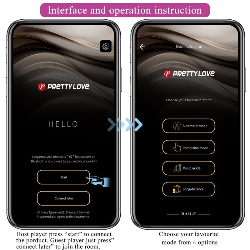 PRETTY LOVE - AUGUST REMOTE GLOBAL DOPPEL-VERGNÜGEN-VIBRATOR