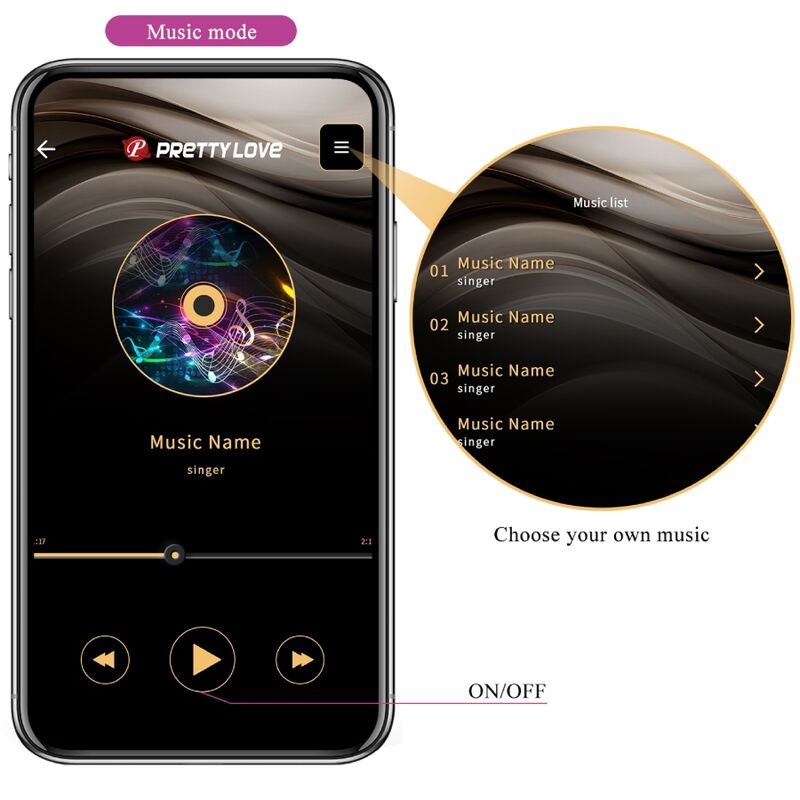 PRETTY LOVE - AUGUST REMOTE GLOBAL DOPPEL-VERGNÜGEN-VIBRATOR