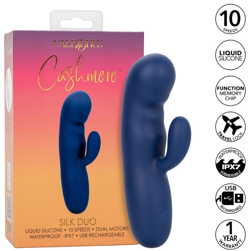 CALEXOTICS - KASCHMIR-SEIDE-DUO BLAU