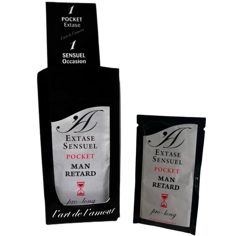 EXTASE SENSUAL - MÄNNLICHES VERZÖGERUNGSMITTEL FÜR DIE TASCHEN 10 ML