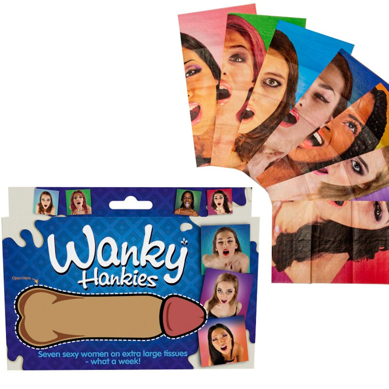 SPENCER &amp; FLEETWOOD – WANKY HANKIES 7 EXTRA GROSSE DAMENTASCHENTÜCHER
