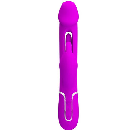 PRETTY LOVE - KAMPAS RABBIT 3 IN 1 MULTIFUNKTIONSVIBRATOR MIT ZUNGE FUCHSIA