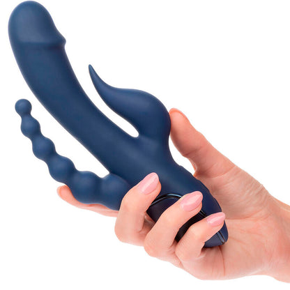 CALEXOTICS - VIBRATOR DREIFACHORGASMUS BLAU