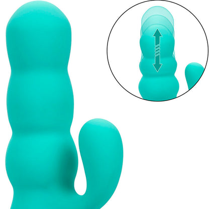 CALEXOTICS – DEL MAR DIVA VIBRATOR RABBIR AQUA GREEN VON CALIFORNIA DREAMING