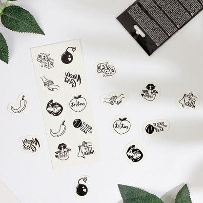 SECRET PLAY – SET MIT 10 TEMPORÄREN TATTOOS DER SPICY COLLECTION
