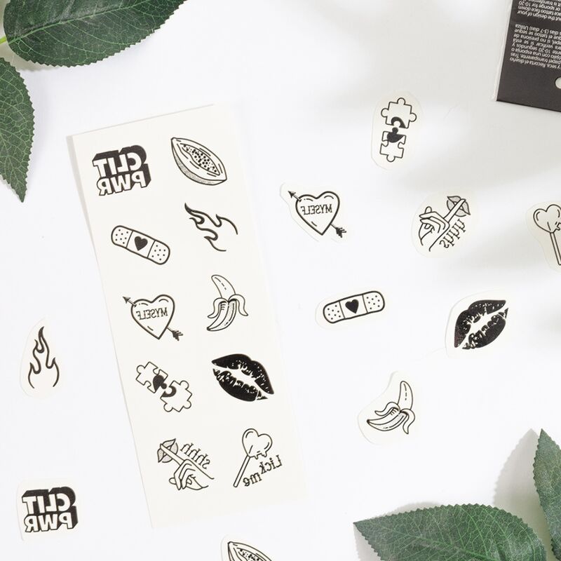 SECRET PLAY – SET MIT 10 TEMPORÄREN TATTOOS AUS DER CANDY COLLECTION