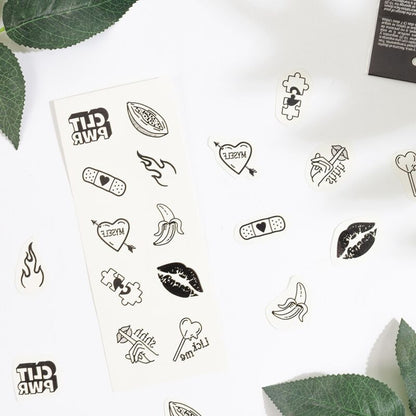 SECRET PLAY – SET MIT 10 TEMPORÄREN TATTOOS AUS DER CANDY COLLECTION