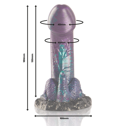 EPIC - BASILISK DILDO DOPPELSCHUPPIGE GENUSS KLEINE GRÖSSE