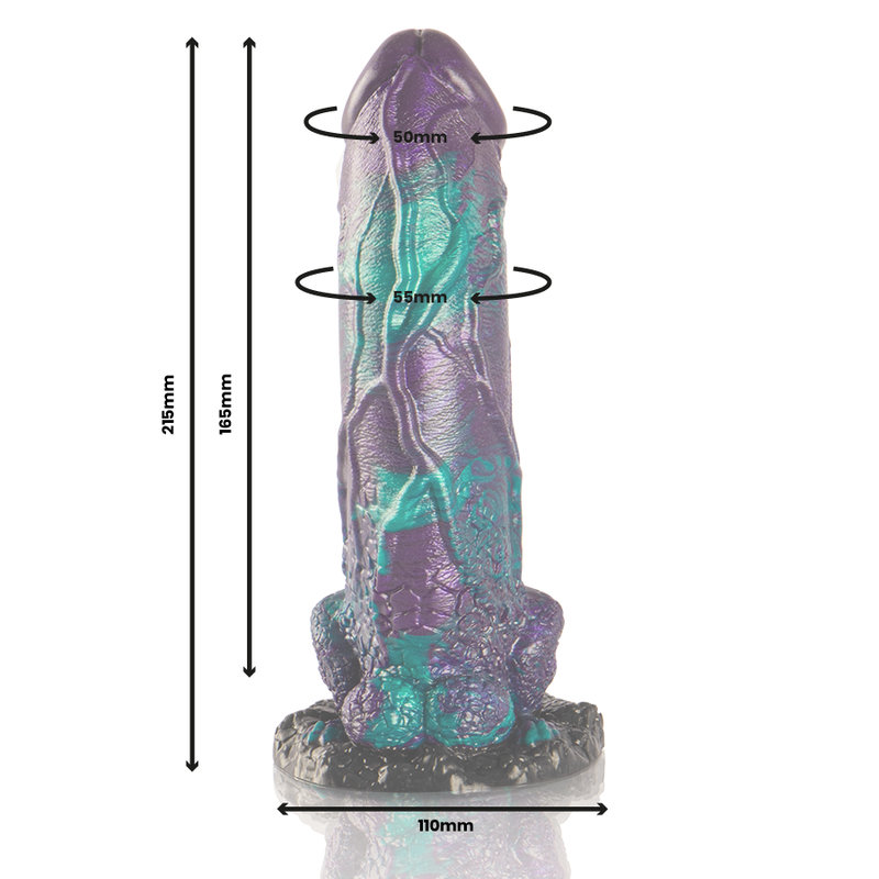 EPIC - BASILISK DILDO DOPPELSCHUPPIG VERGNÜGEN GROSSE GRÖSSE