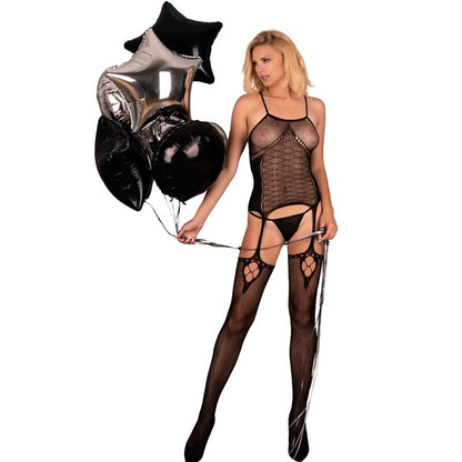 LIVCO CORSETTI FASHION - AMRIN BODYSTOCKING SCHWARZ EINHEITSGRÖSSE