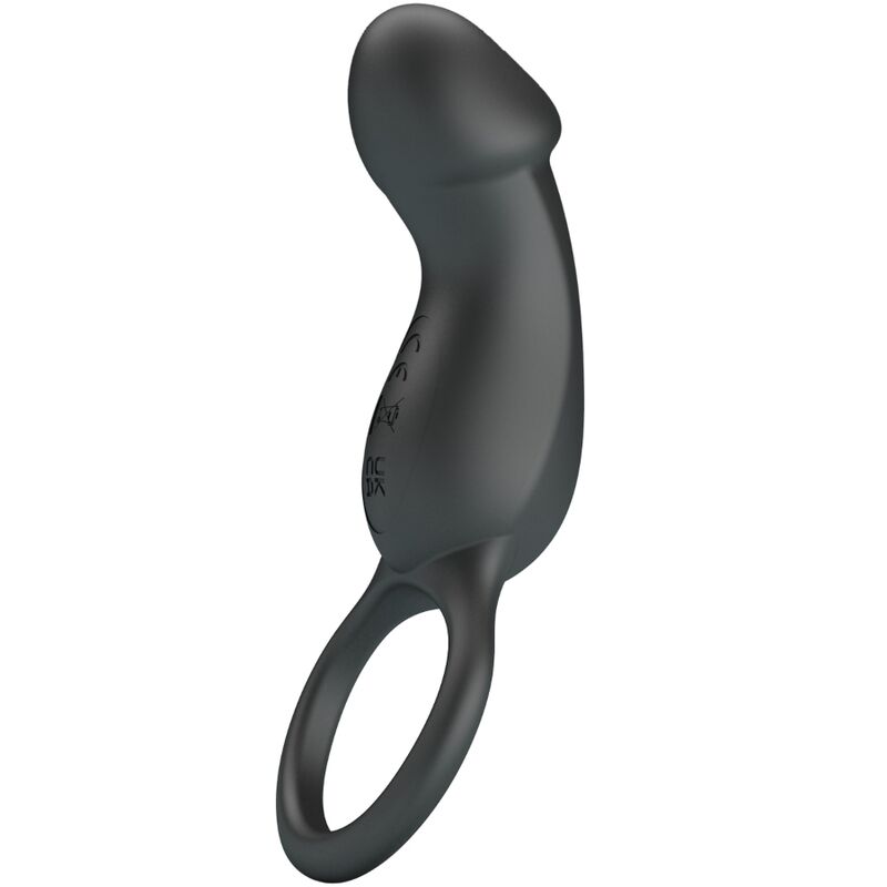 PRETTY LOVE - TRAE RING &amp; VIBRATOR SCHWARZ