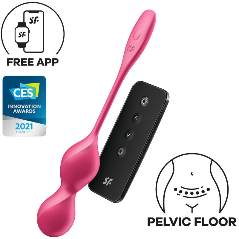 SATISFYER – LOVE BIRDS 2 VIBRIERENDE KEGEL-KUGELN + KOSTENLOSE APP