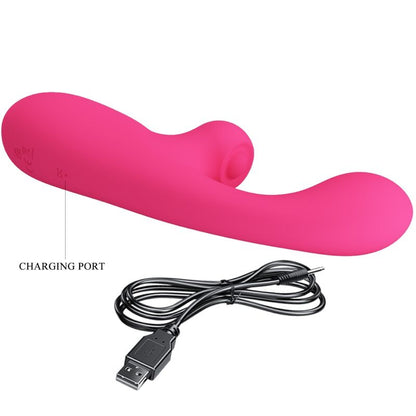 PRETTY LOVE - SKYLAR PINK STIMULATOR-VIBRATOR