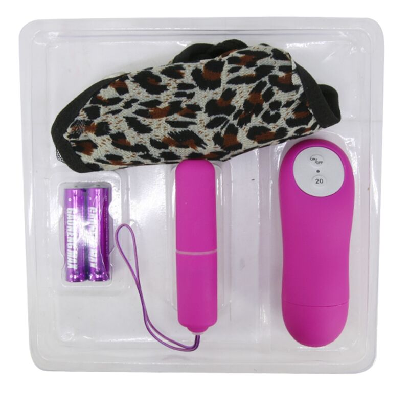 BAILE - THONG WITH VIBRATING BULLET AND CONTROL PURPLE