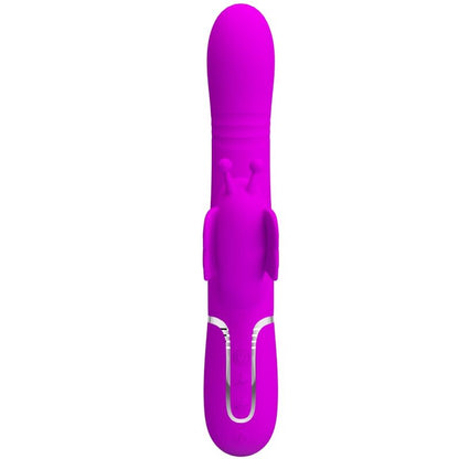 PRETTY LOVE - MULTIFUNKTIONS-RABBIT-VIBRATOR 4 IN 1 SCHMETTERLING FUCHSIA