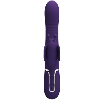 PRETTY LOVE - MULTIFUNKTIONS-RABBIT-VIBRATOR 4 IN 1 SCHMETTERLING LILA