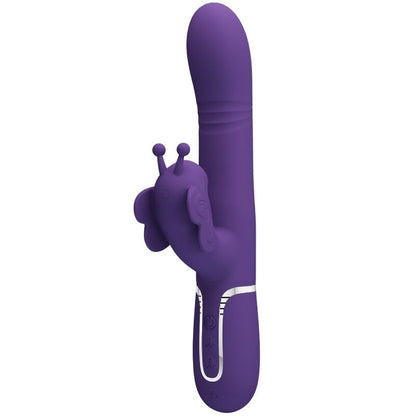 PRETTY LOVE - MULTIFUNKTIONS-RABBIT-VIBRATOR 4 IN 1 SCHMETTERLING LILA