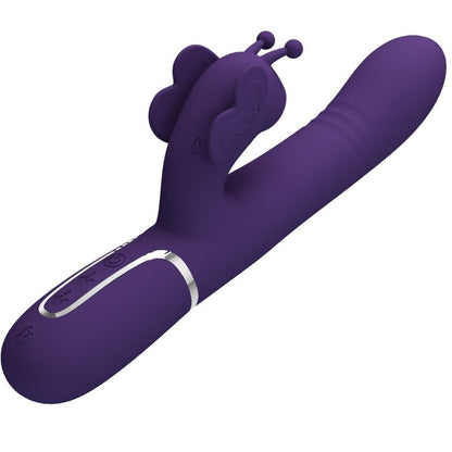 PRETTY LOVE - MULTIFUNKTIONS-RABBIT-VIBRATOR 4 IN 1 SCHMETTERLING LILA
