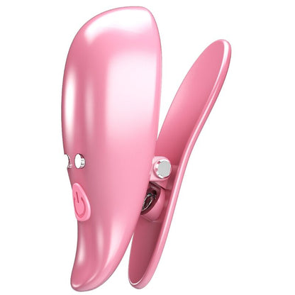 PRETTY LOVE - LEAF VIBRATING NIPPLE CLAMPS PINK