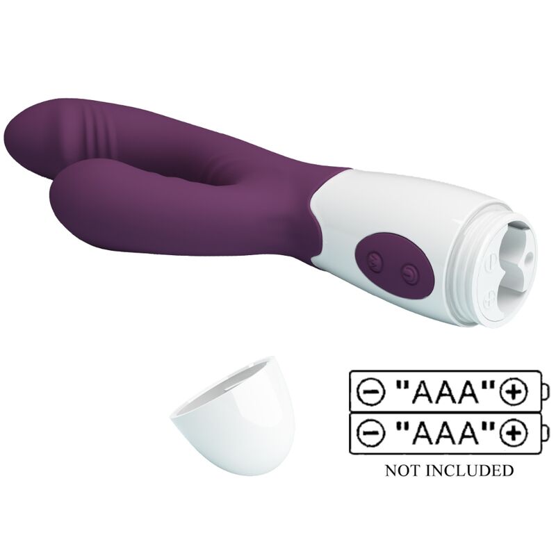 PRETTY LOVE - ANDRE RABBIT VIBRATOR &amp; G-PUNKT-STIMULATOR LILA