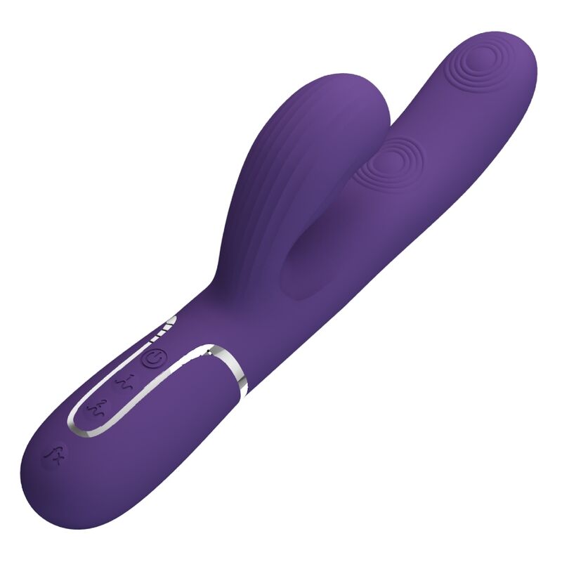 PRETTY LOVE - PERLITA G-SPOT VIBRATOR 3 IN 1 MULTIFUNKTION LILA