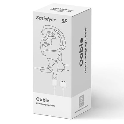 SATISFYER - LADEKABEL WEISS
