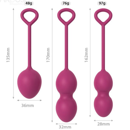 ARMONY - ANABIOSE VAGINALHANTEL 3 EBENEN BURGUNDER