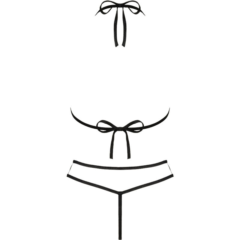 LIVCO CORSETTI FASHION - JIMENA LC 20216 BH + STRING SCHWARZ EINHEITSGRÖSSE