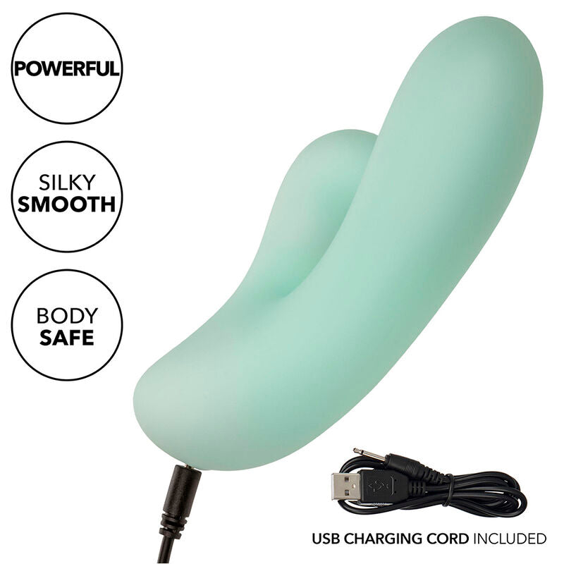 CALEXOTICS - PACIFICA FIJI VIBRATOR &amp; ESTIMULATOR G-PUNKT 10 VIBRATIONEN AQUA