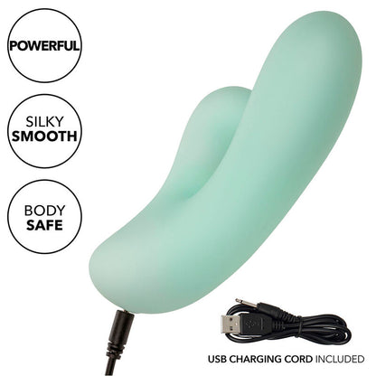 CALEXOTICS - PACIFICA FIJI VIBRATOR &amp; ESTIMULATOR G-PUNKT 10 VIBRATIONEN AQUA