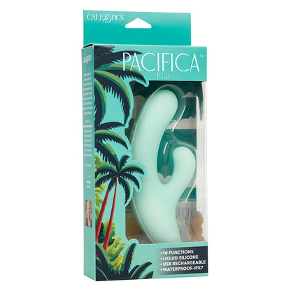 CALEXOTICS - PACIFICA FIJI VIBRATOR &amp; ESTIMULATOR G-PUNKT 10 VIBRATIONEN AQUA