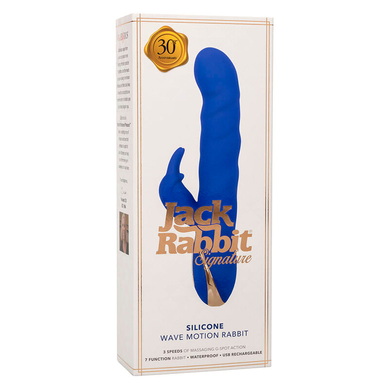CALEXOTICS - JACK RABBIT VIBRATOR WAVE MOTION BLAU