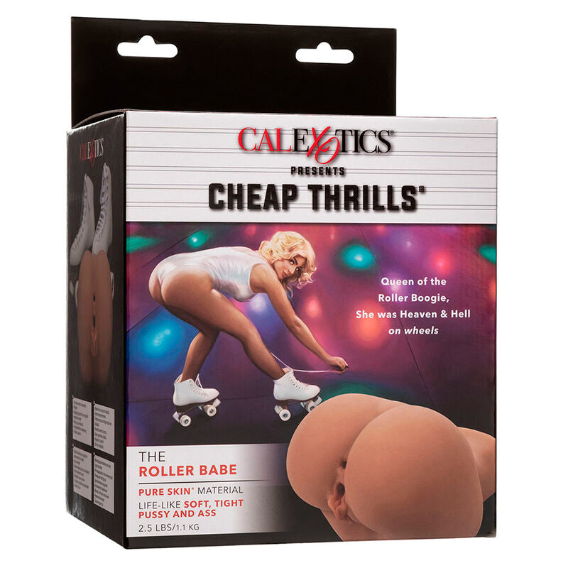 CALEXOTICS - THE ROLLER BABE DOPPELTER REALISTISCHER MASTURBATOR, FLEISCH