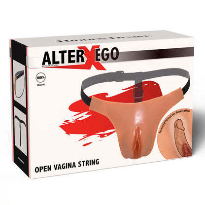 HIDDEN DESIRE - ALTER EGO VERSTELLBARER OFFENER VAGINA-STRING FLESH