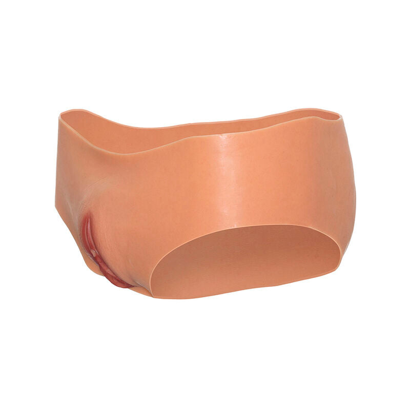 HIDDEN DESIRE - ALTER EGO OFFENER VAGINA-SLIP MIT NIEDRIGER TAILLE, HAUTFARBEN