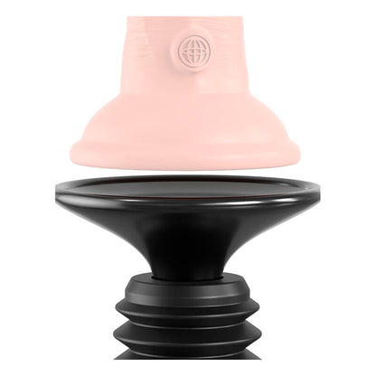 FETISH FANTASY SERIES - BODY DOCK THRUSTER DILDO CLAMP WITH 7 PUSH MODES BLACK