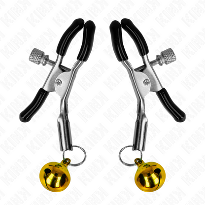 KINK - GOLD SINGLE BELL NIPPLE CLAMP 6 CM