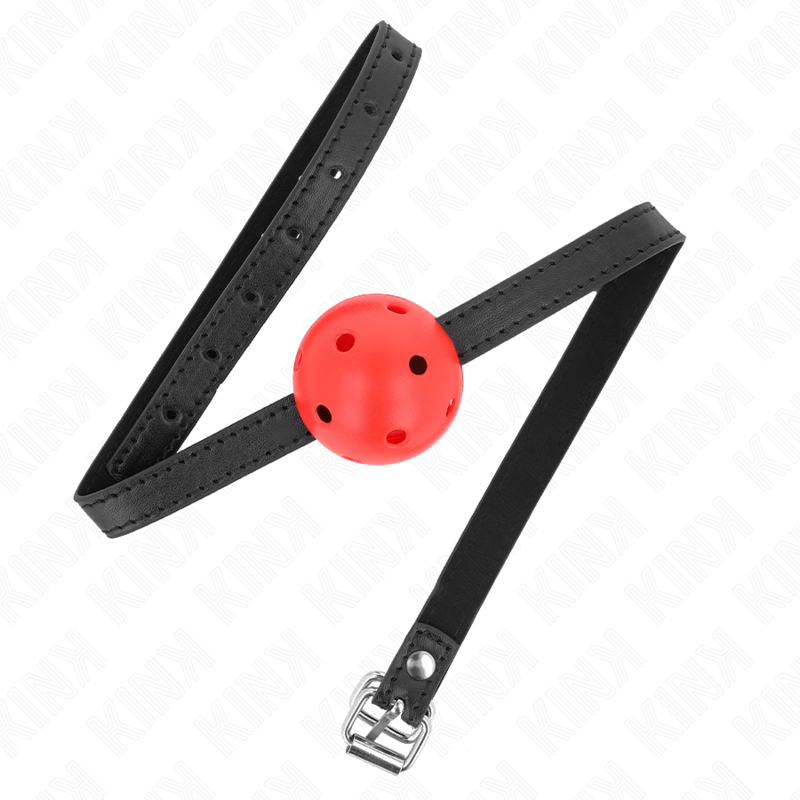 KINK - SIMPLICITY ROT ATMUNGSAKTIVER 4,5 CM BALLKNEBEL 62 x 1,5 CM