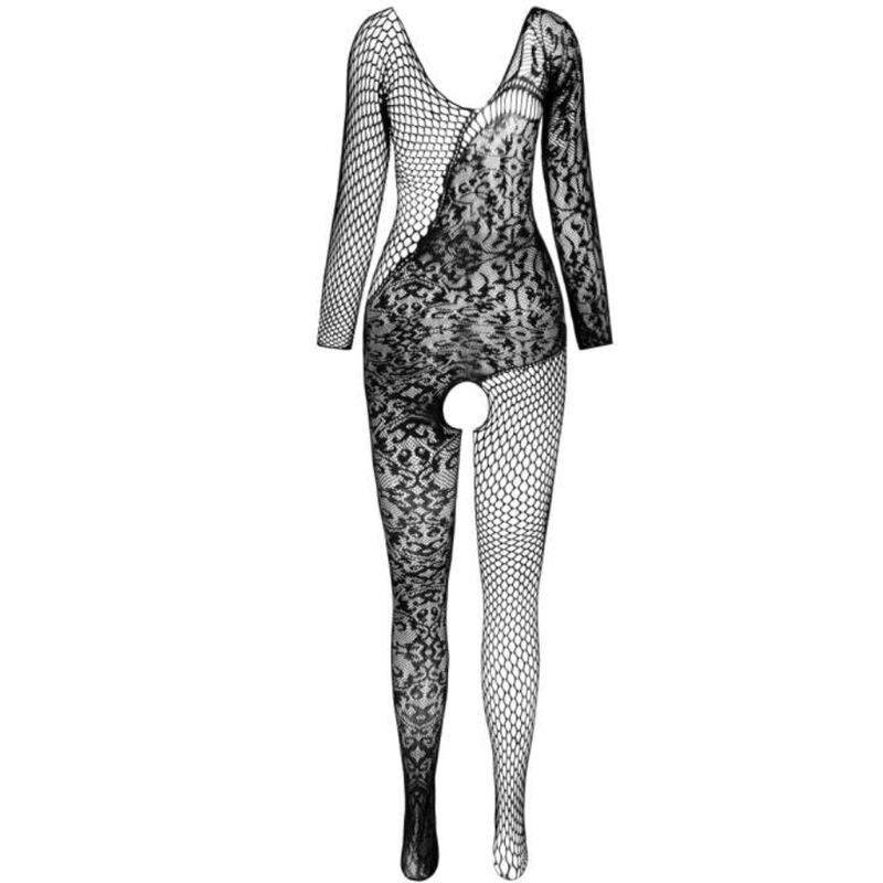 PASSION - BS 107 BODYSTOCKING SCHWARZ EINHEITSGRÖSSE
