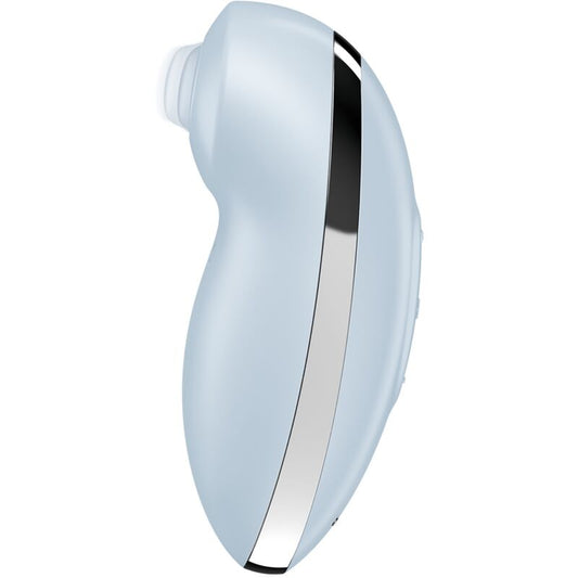SATISFYER - TAP &amp; CLIMAX 2 VIBRATOR &amp; STIMULATOR BLAU