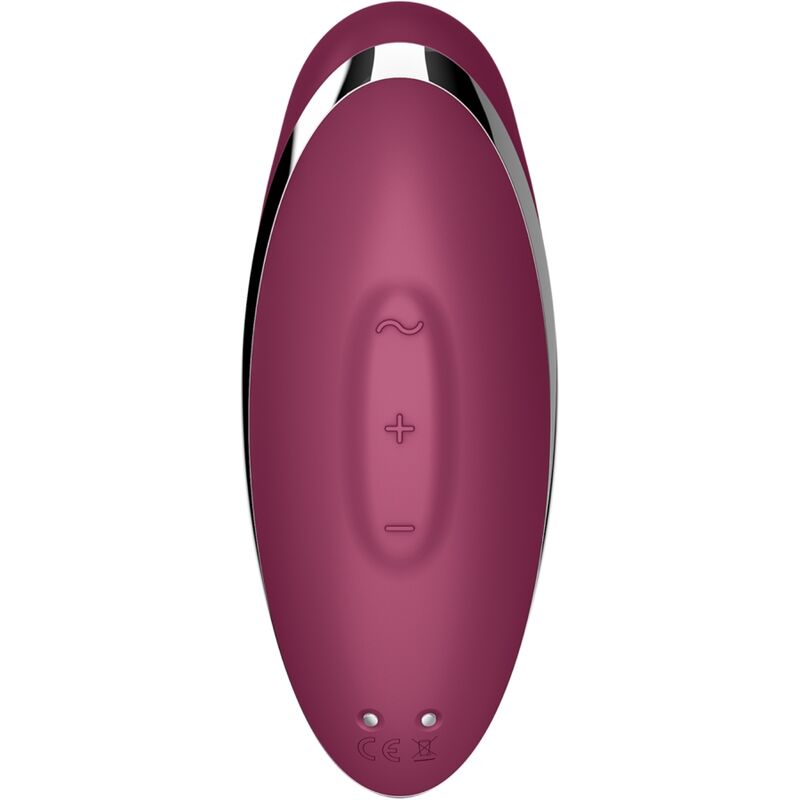SATISFYER - TAP &amp; CLIMAX 2 VIBRATOR &amp; STIMULATOR ROT