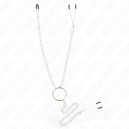 KINK - DREIFACH-NIPPELN- UND KLITORISKLEMMEN MIT KETTE MODELL 1