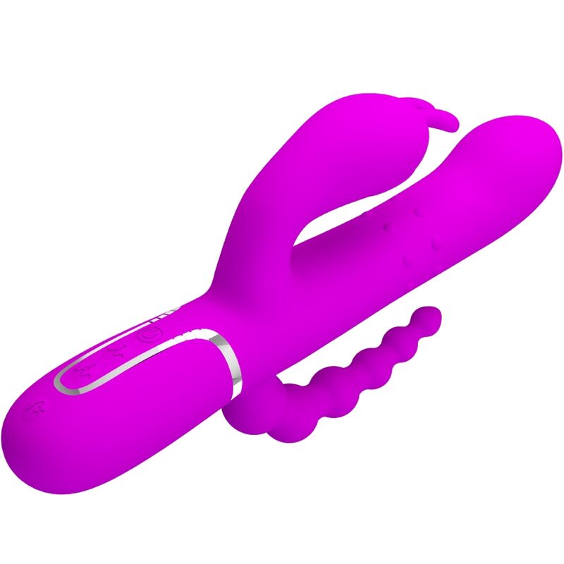 PRETTY LOVE - CAMMY DREIFACHVIBRATOR MULTIFUNKTION 4 IN 1 ROSA