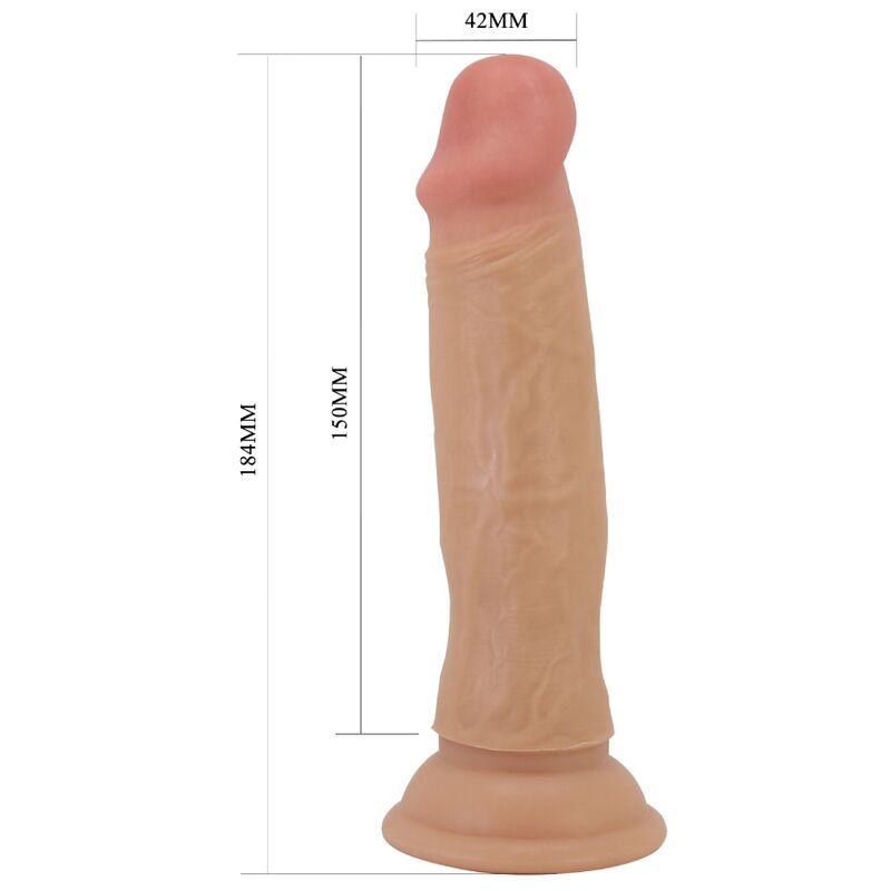 PRETTY LOVE - QUENTIN REALISTISCHER DILDO 18 CM FLESH