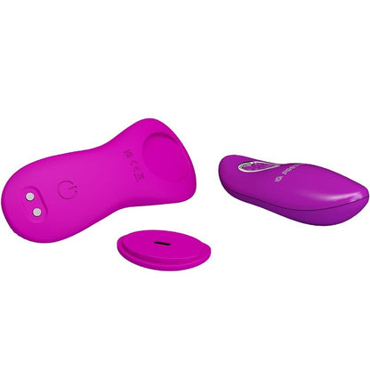 PRETTY LOVE - ROMARIO AUFLEGBARER KLITORISSTIMULATOR MIT FERNBEDIENUNG ROSA