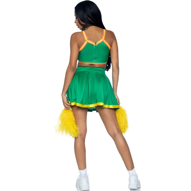 LEG AVENUE - Kostüm Cheerleader Grün M/L
