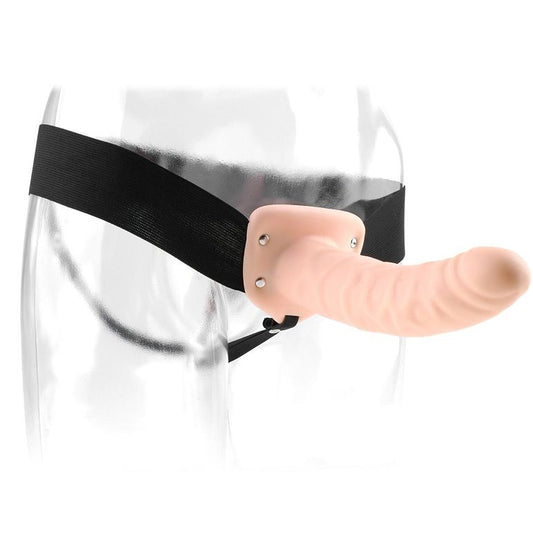 FETISH FANTASY SERIES - 19 CM HOHL-STRAP-ON NATURAL