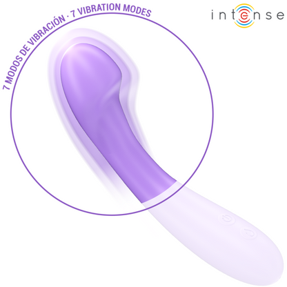 INTENSE - BECKY VIBRATOR 19 CM HEIZBAR 7 VIBRATIONEN LILA