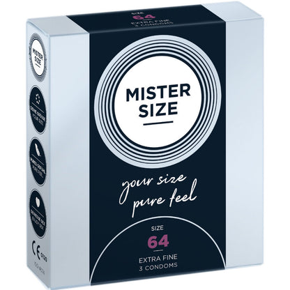 MISTER SIZE - Kondome Größe XXL 64 MM (3 Stück)