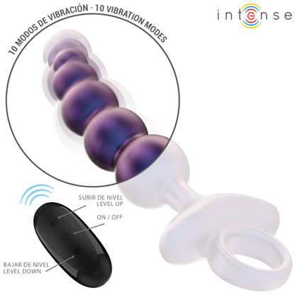 INTENSE - TITO VIBRIERENDER ANALSTECKER MODELL 3 FERNBEDIENUNG